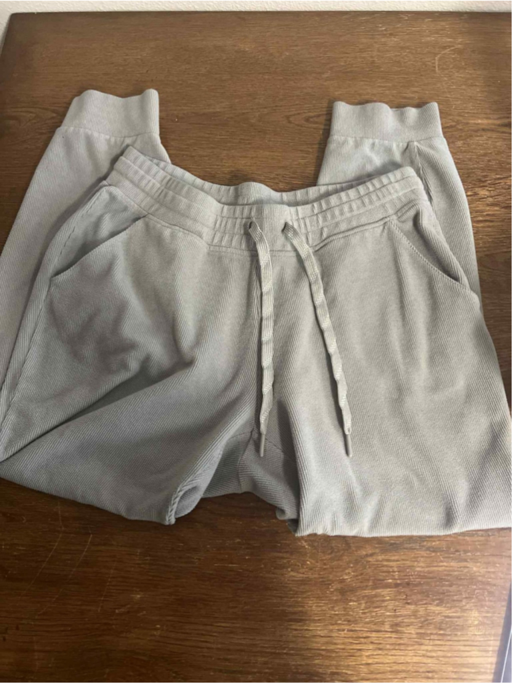 New York Andrew Marc Jogger Sweatpants Large Excellent Condition Grey Loungewear